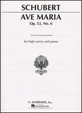 Ave Maria Vocal Solo & Collections sheet music cover